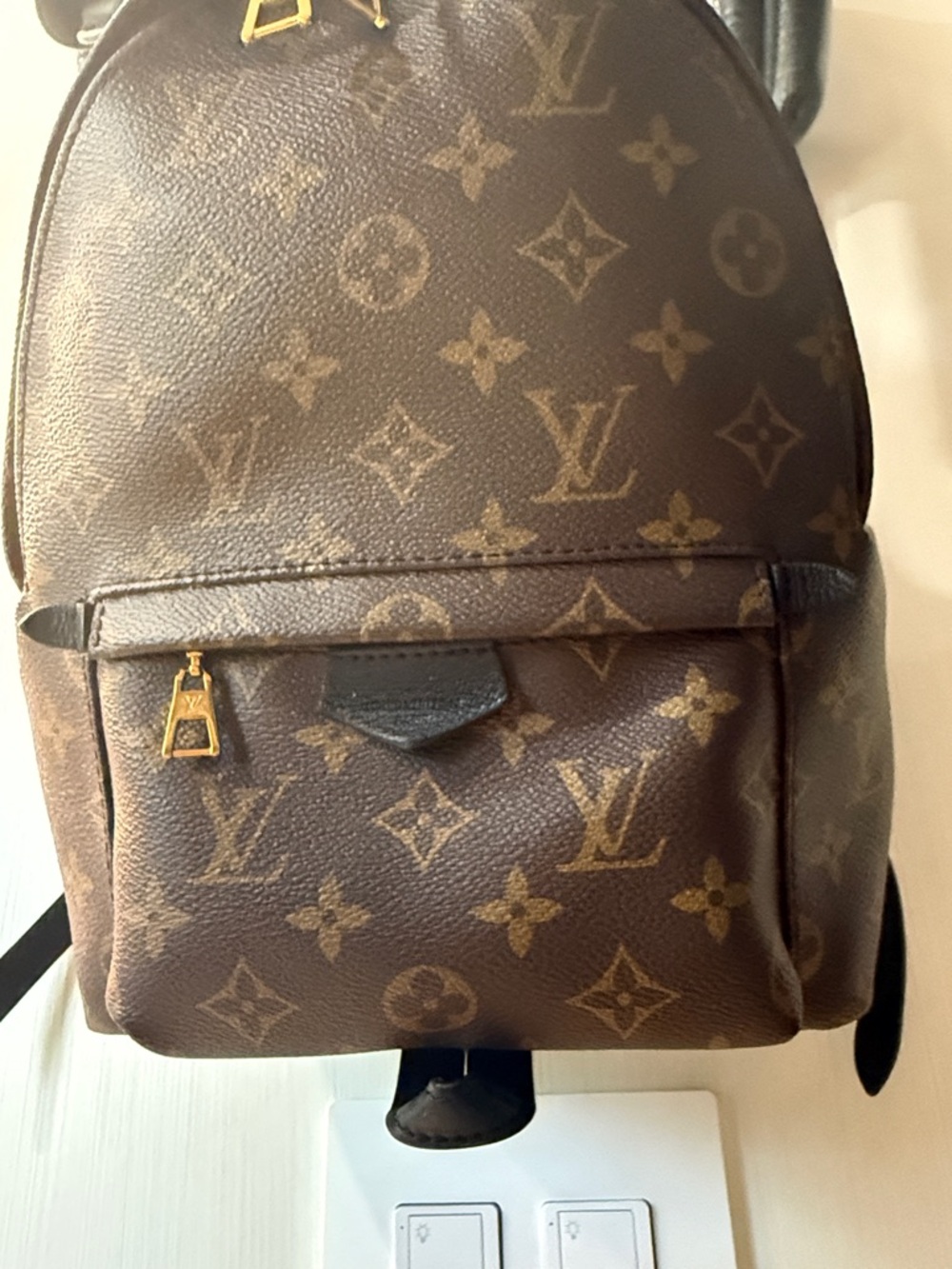 Louis Vuitton Brown Monogram Mini Backpack with Gold Hardware - Picture 7 of 12